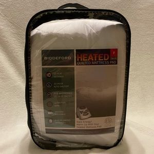 Biddeford Heated Full Size Quilted Mattress Pad